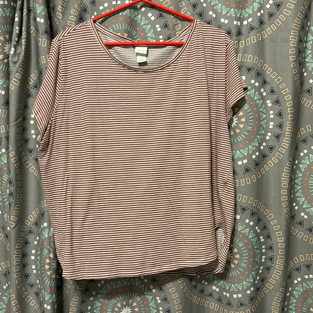 H&M striped short sleeve tee